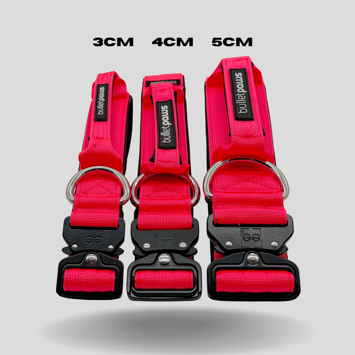 Alpha Hundehalsband® mit Griff - Pink - BulletPaws