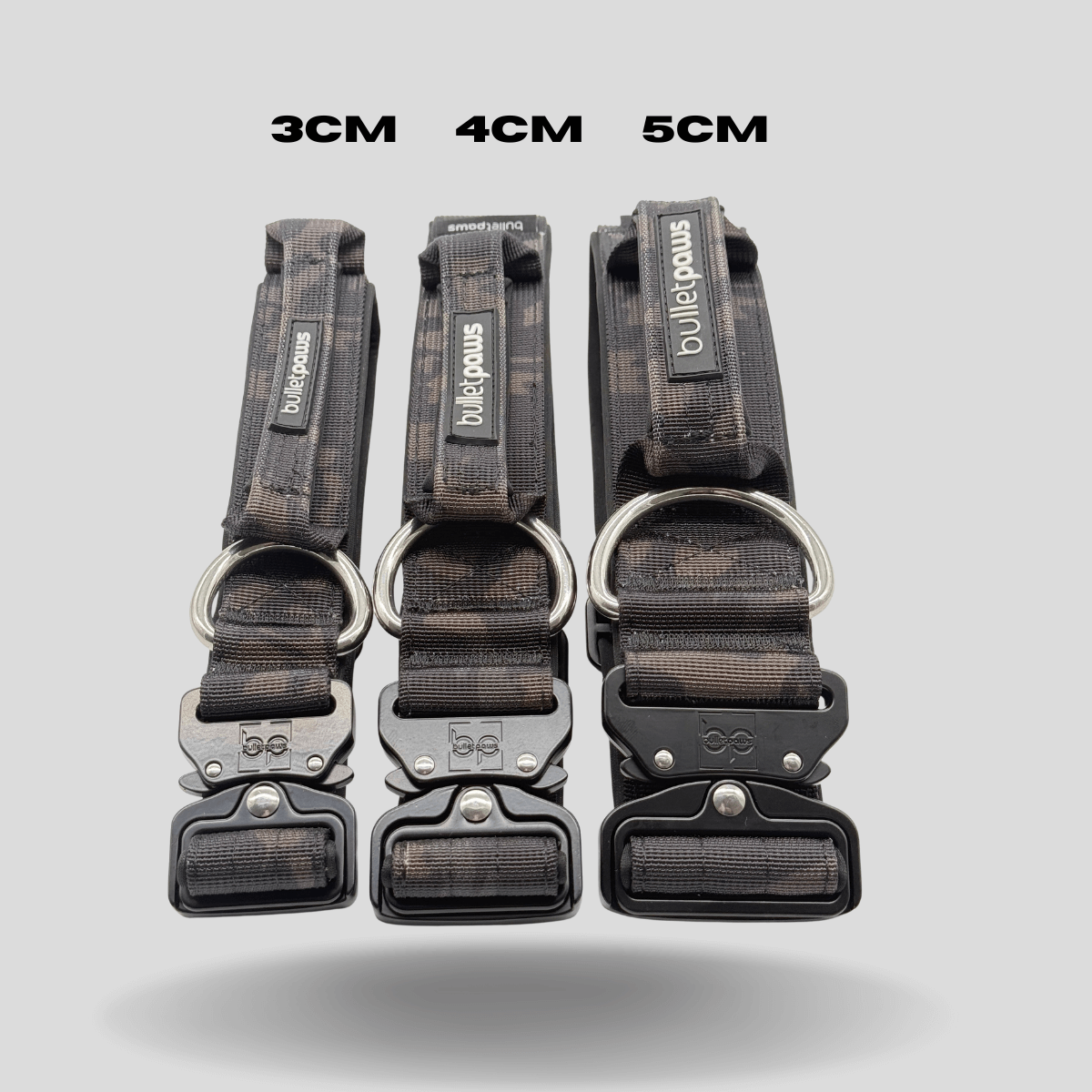 Alpha Hundehalsband® mit Griff - Camouflage - BulletPaws