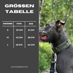 Alpha Hundehalsband® mit Griff - Rot