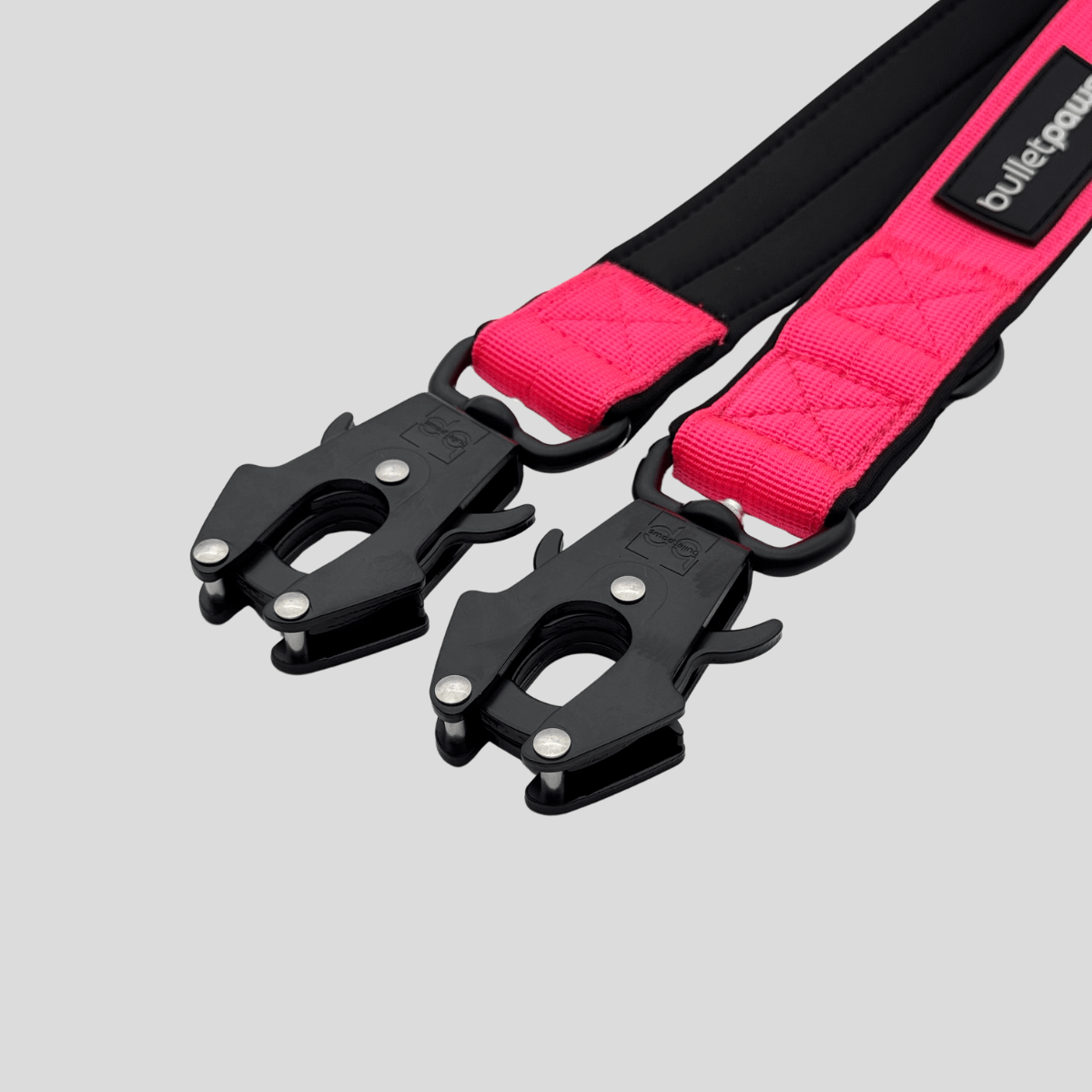 Dreifach verstellbare Hundeleine 2,2m - Pink - BulletPaws
