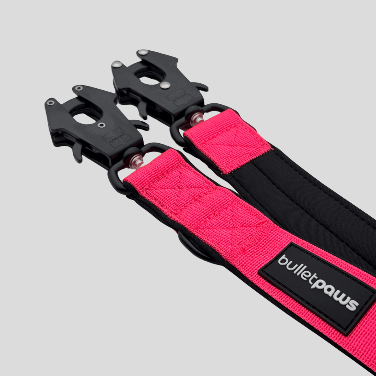 Dreifach verstellbare Hundeleine 2,2m - Pink - BulletPaws