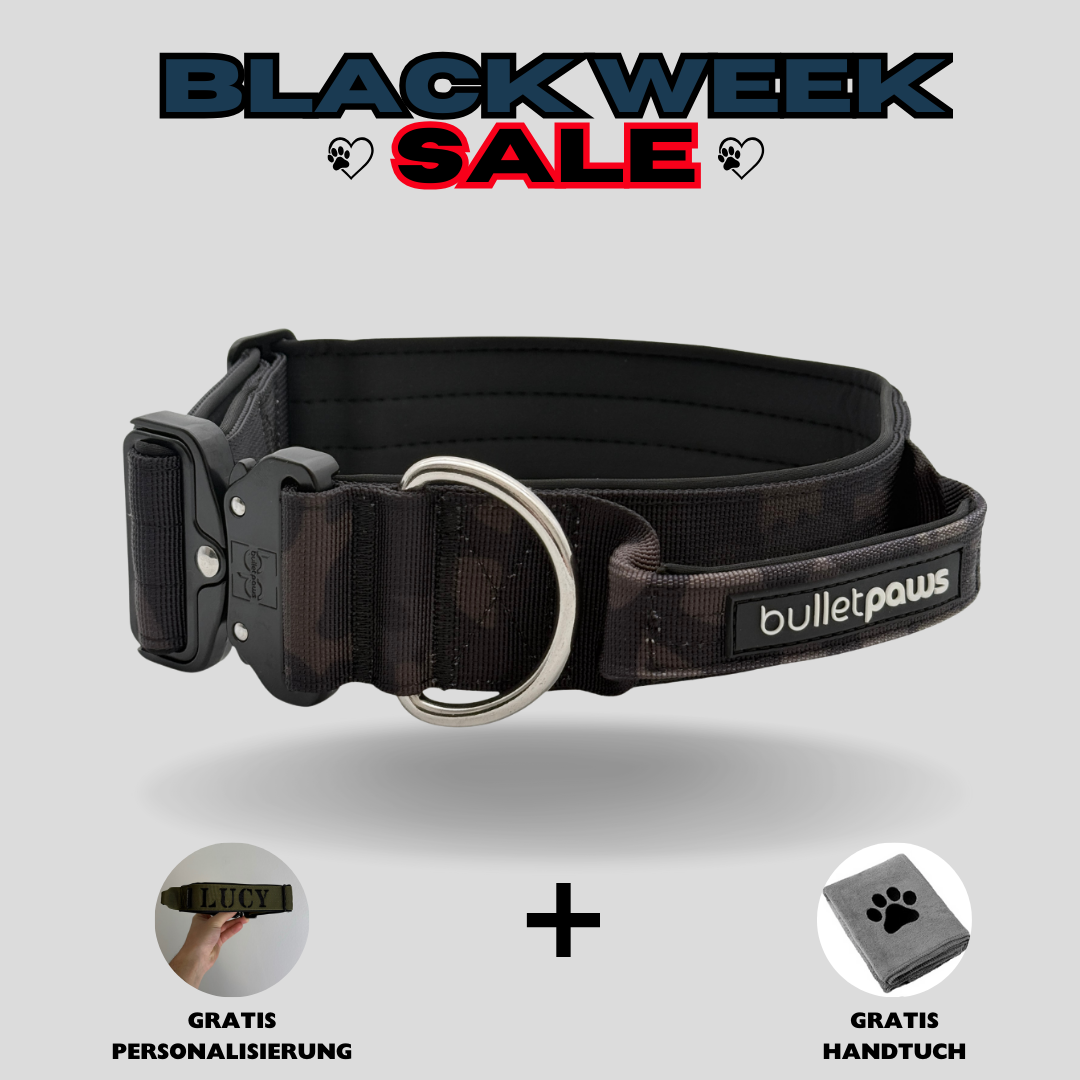 Alpha Hundehalsband mit Griff - Camouflage