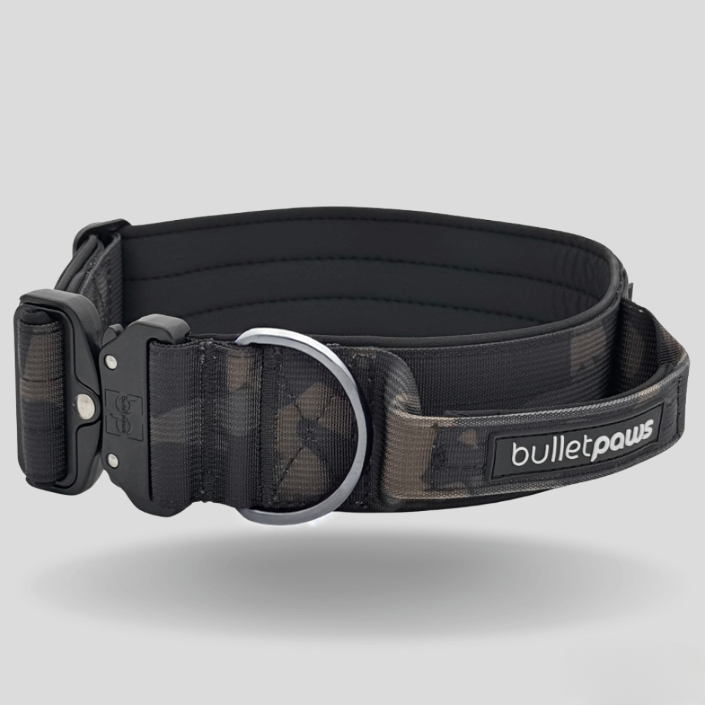 Alpha Hundehalsband® mit Griff - Camouflage