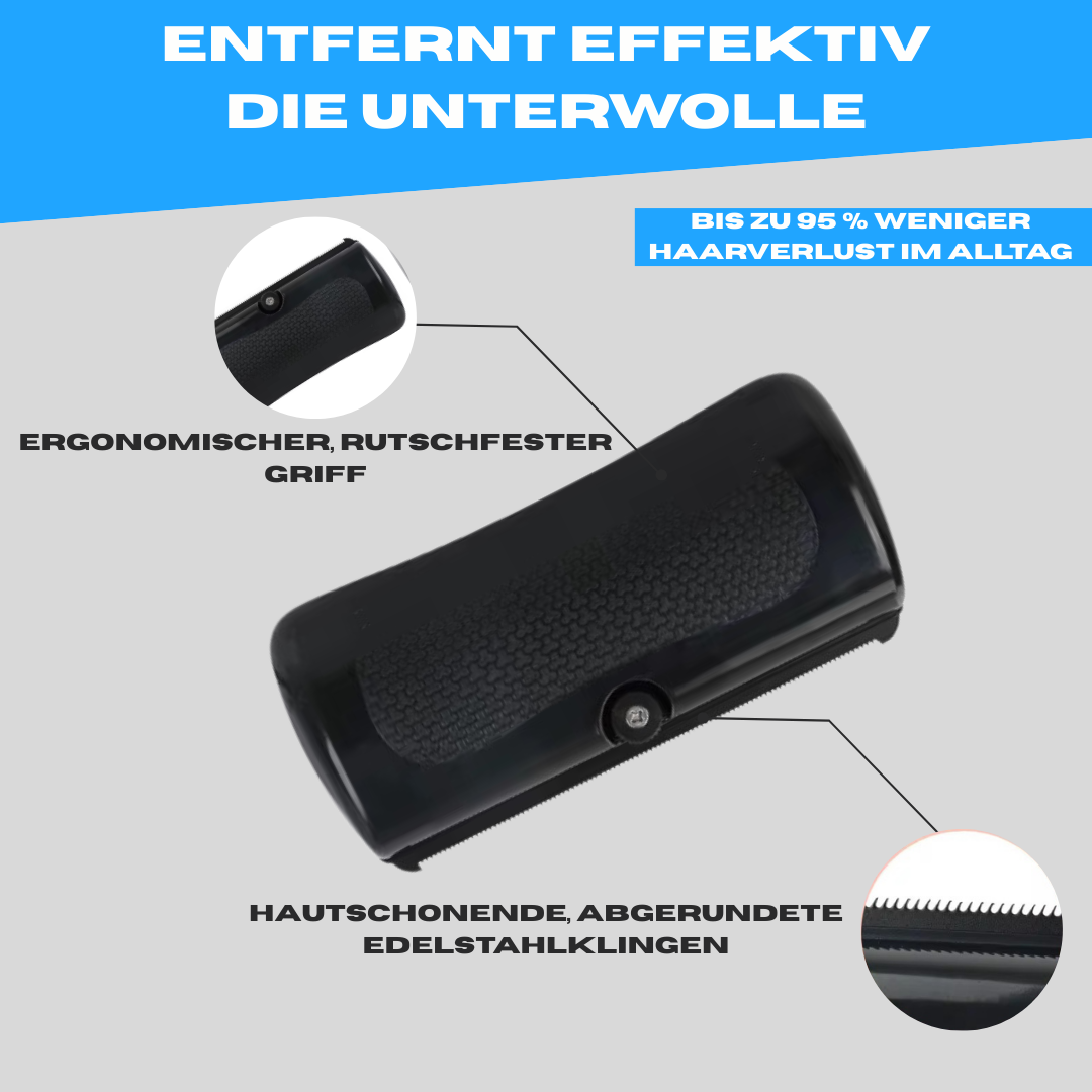 Alpha Unterfellbürste für Hunde