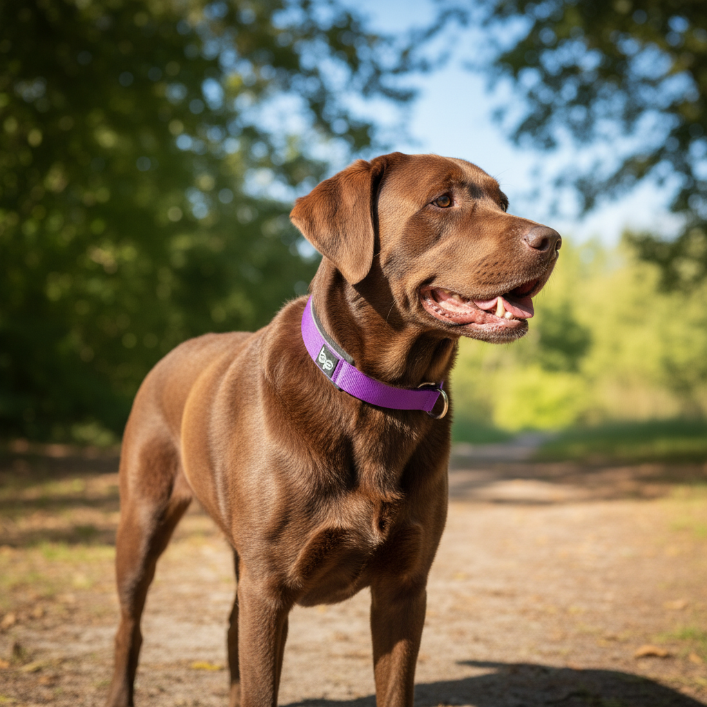 Alpha Control Zugstopp Hundehalsband - Lila