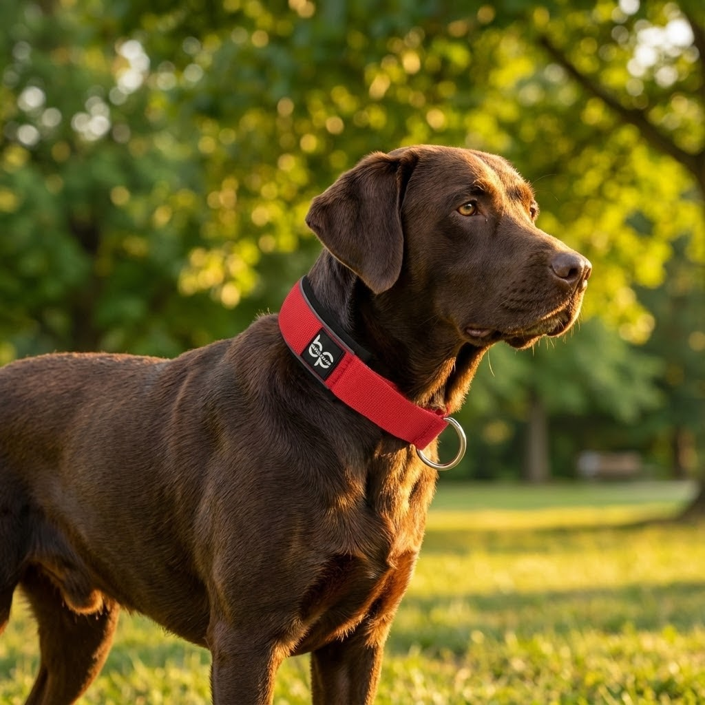 Alpha Control Zugstopp Hundehalsband - Rot
