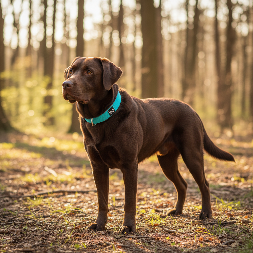 Alpha Control Zugstopp Hundehalsband - Babyblau
