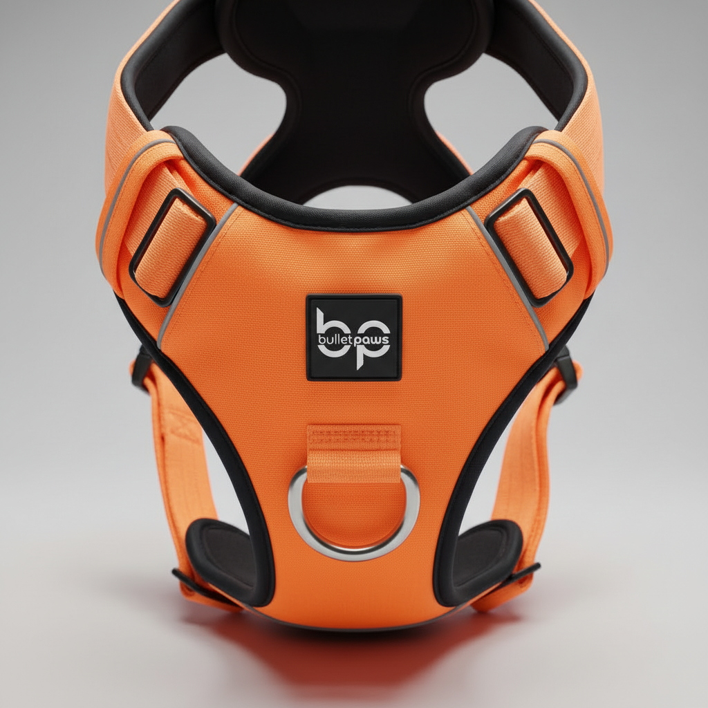 Alpha Control Hundegeschirr mit Griff - Orange