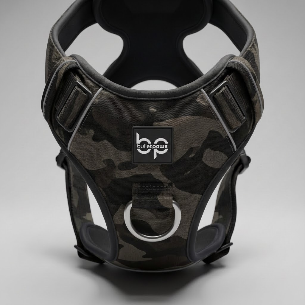 Alpha Control Hundegeschirr mit Griff - Camouflage